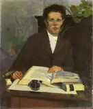 Oscar Ghiglia, Ritratto di Giovanni Papini