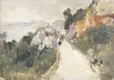 Giuseppe Casciaro, Strada costiera a Capri