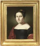 Pietro Benvenuti, Ritratto femminile, oil on canvas