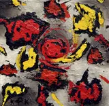 K.P.K., Senza titolo, 2011, mixed media on canvas