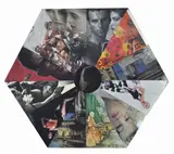 Malipiero, 1937, 1997, collage on cardboard