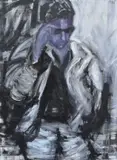 Alfredo Pini, Senza titolo, oil on canvas