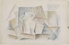 Natura morta by René Paresce, 1926, mixed media on paper, offered Jun 2021