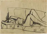 Felice Casorati, Nudo disteso