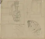František Kupka, Studio per «Plans et Machines», 1928, pencil on paper