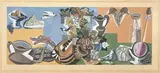 Gino Severini, Hommage à Bacchus, 1936, tempera on paper applicata on canvas