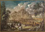 Giorgio de Chirico, Paese con due cavalieri