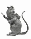 Banksy, Rat, 2007, Scultura in fibra di vetro e plastica