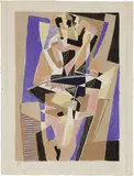 Gino Severini, La danseuse, 1955, lithograph a sei colori