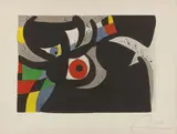 Senza titolo by Joan Miró, lithograph a colori, offered Jun 2021