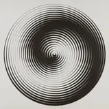 Getulio Alviani, Senza titolo, 1964, lithograph
