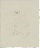 Man Ray, Ritratto di Isidore Duncasse, 1961, Puntasecca