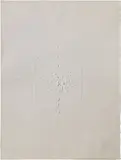Lucio Fontana, Concetto Spaziale, 1968, Incisione con rilievi e fori