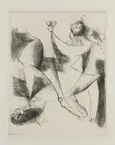 Scomposizione by Marino Marini, 1967, etching, offered Jun 2021