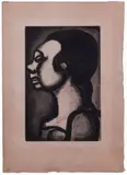 Georges Rouault, Femme hideuse, 1928, etching and acquatinta