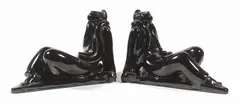 Vagabondi by Dante Baldelli, Due sculture in ceramica invetriata, offered Jun 2021