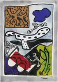 Paolo Valle, Living space, 1997, oil and cementi on panel
