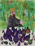 Per ingannare i beccafichi by Antonio Possenti, oil on canvas board, offered Jun 2021