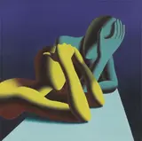 Mark Kostabi, Heidi and Paul (The Sound of Awareness), 2003, oil on canvas
