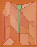 Achille Perilli, Il congiuntivo triste, 2008, mixed media on canvas
