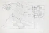 Gastone Novelli, Alfabetario 7, 1962, pencil and inchiostro on paper