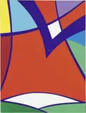 Angelo Dozio, La rondine, 1969, acrylic on canvas