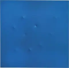 Angelo Brescianini, N. 9 spari pistola cal. 45, 2015, spari on lastra di alluminio dipinto