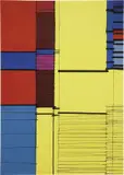 Aldo Lurci, Senza titolo, 1984, acrylic on canvas