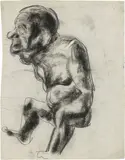 Mario Sironi, Figura, charcoal and pencil on paper