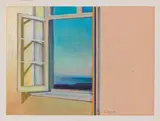 Alla finestra by Leonardo Cremonini, 1979, pastel on paper applicata on card, offered Jun 2021