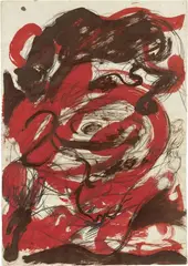 Giuseppe Spagnulo, Senza titolo, 1985, mixed media on paper