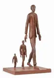 Roberto Barni, Senza titolo, scultura in bronze dipinto