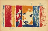 Sergio Lombardo, Senza titolo, 1965, mixed media on paper