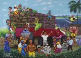 Moké, Farmeurs, 2000, oil on canvas