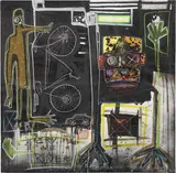 I Have Not Sinned by Mederic Turay, 2016, acrylic and mixed media on canvas, offered Jun 2021