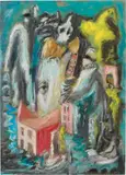 Roberto Barni, Senza titolo, 1988, oil on canvas