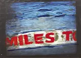 Mario Schifano, Senza titolo, 1990, acrylic on canvas preparata al computer