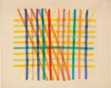 Senza titolo by Piero Dorazio, 1965, acrylic on paper applicata on canvas, offered Jun 2021