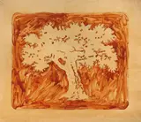 Senza titolo by Mario Schifano, 1980, enamel on paper applicata on canvas, offered Jun 2021