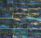 Rotella, Panoramico... italico, 1968, artypo on canvas