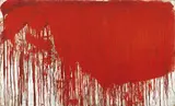 Hermann Nitsch, Senza titolo, 1987, mixed media on canvas