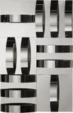 Getulio Alviani, Interrelazione a elementi curvi "Rilievo speculare a elementi unici, 1967, Scultura in alluminio
