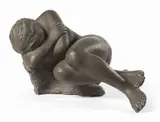 Quinto Martini, Nudo femminile dormiente, scultura in bronze