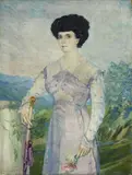Giovanni Costetti, Ritratto di signora, 1912, oil on canvas