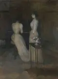 Leonetto Cappiello, Al pianoforte, 1890, oil on canvas