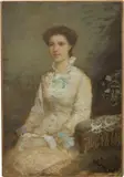 Michele Gordigiani, Ritratto di dama, oil on canvas