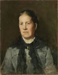 Ritratto della madre by Cesare Ciani, oil on canvas, offered May 2021