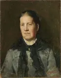 Cesare Ciani, Ritratto della madre, oil on canvas