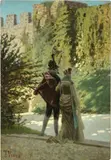 Francesco Vinea, Angolo del giardino Torrigiani, 1867, oil on cardboard