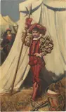 Hans Temple, Alabardiere, 1877, oil on panel